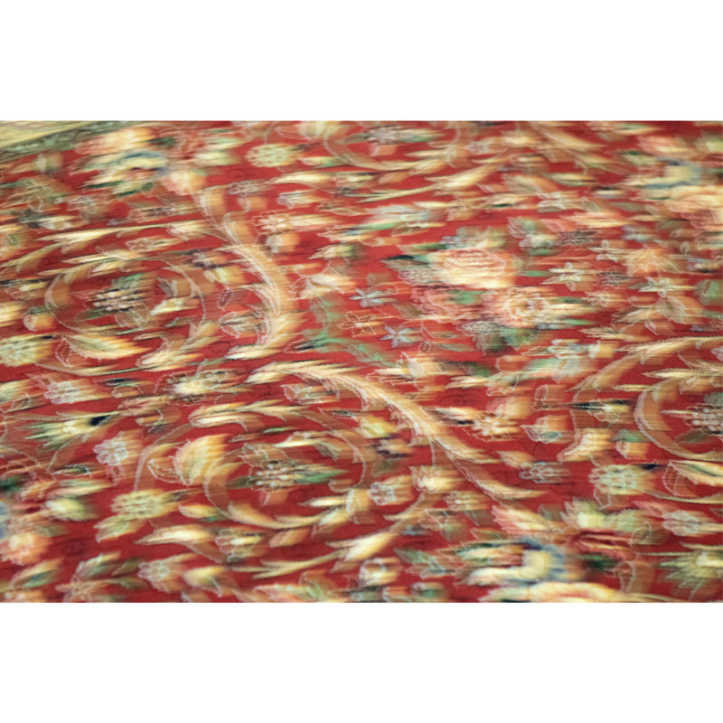 Tapis rouille et ivoire noué à la main de haute qualité