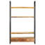 Clementine Bookshelf 118x30x200 cm Solid Reclaimed Wood