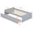 Space-Saving Platform Bed With Integrated Storage Drawers-158267147