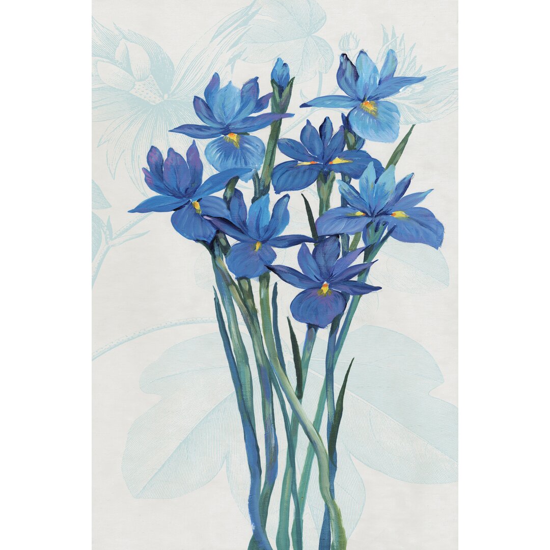 Leinwandbild Blue Iris Panel II von Timothy O 'Toole