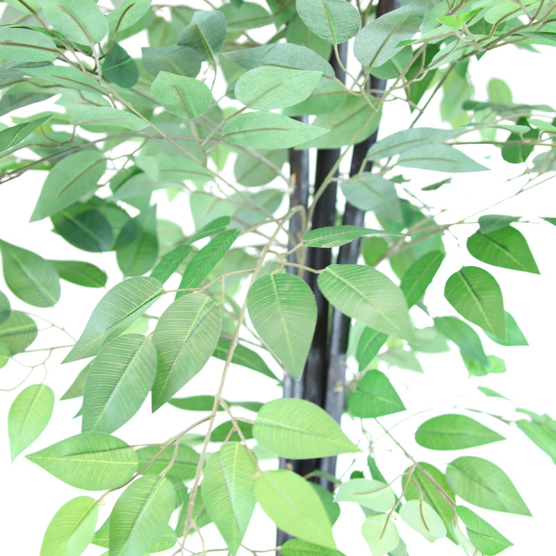 Ficus artificiel en pot, Vert forêt, H 76 po x l 34 po x P 34 po