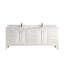 84 po Nashville X P 22 po De salle de bain Marbre de Carrare-112579384