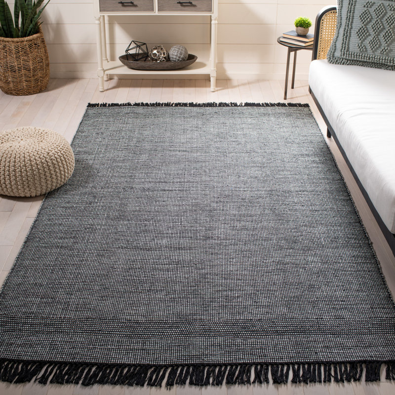 Montauk Hand Woven Cotton Rug, Rectangle 5' x 8'