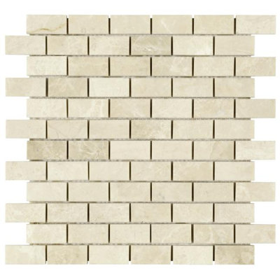 Carreau de mosaïque en marbre 12 po x 12 po