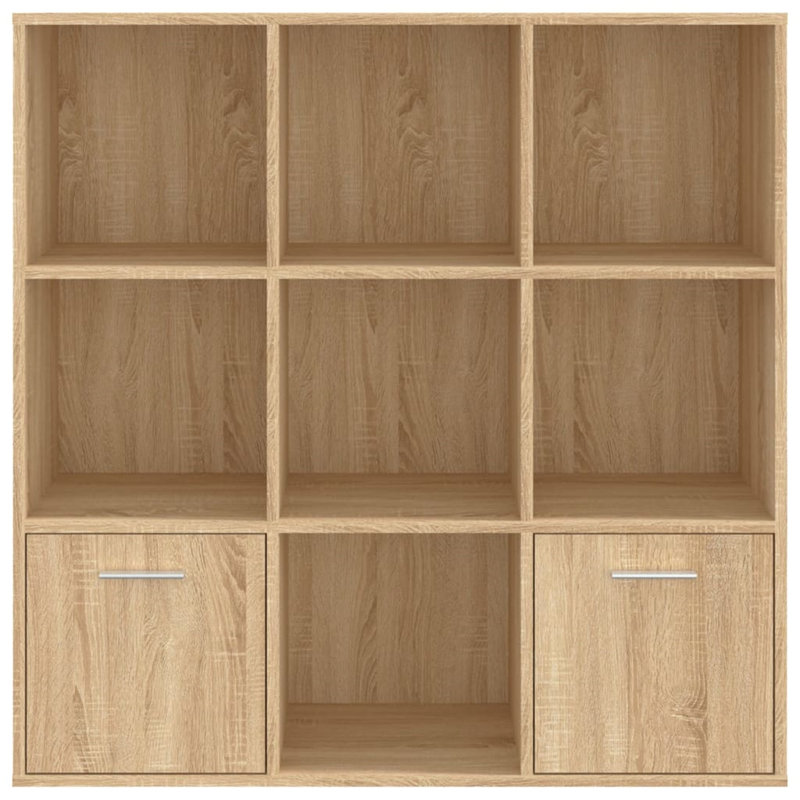 Lompico 98cm H x 98cm W Standard Bookcase, Beige