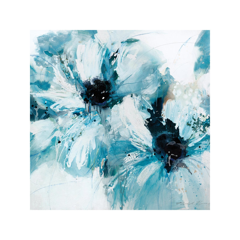Blue Crush I by Natasha Barnes - Wrapped Canvas Painting, 45.72 cm H x 45.72 cm W x 1.91 cm D
