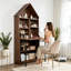 Bureau d'artisanat pliant avec tablettes de rangement