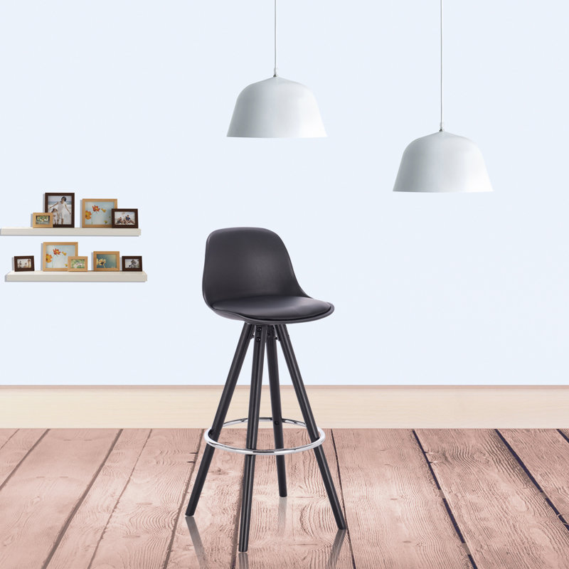 Athens 75cm Bar Stool, Black