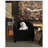 Accent Chair Living Room Chairs Barrel Boucle Chairs Comfy Armchairs for Bedroom Reading Room Reception Chairs-Black-1119603667