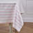 100% Pure Linen Tablecloth -Sorrento Stripe-122266574-89180498