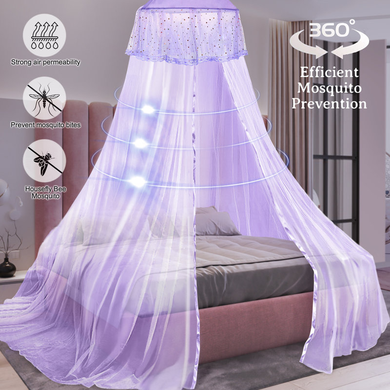 Bed Canopy, Purple