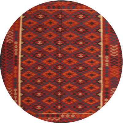 Tapis contemporain rouge / brun