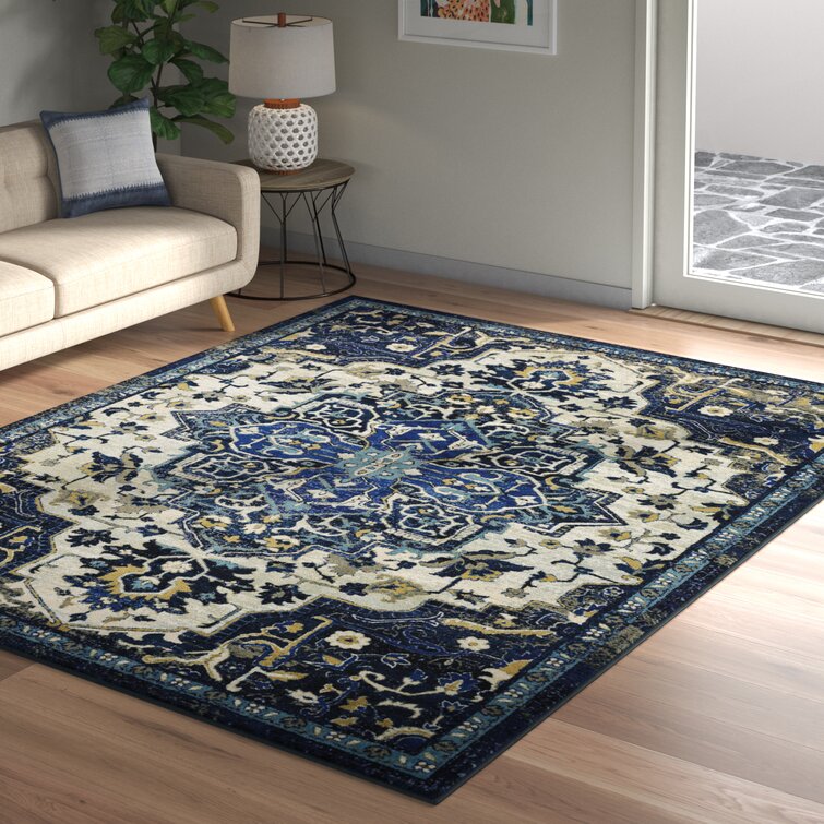 Louis Vuitton Blue Area Rug - AptDeco