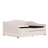 Teddy Fleece Upholstered Daybed With LED Lights And  Trundle For Modern And Space-Saving Living-2141819965-2141819960