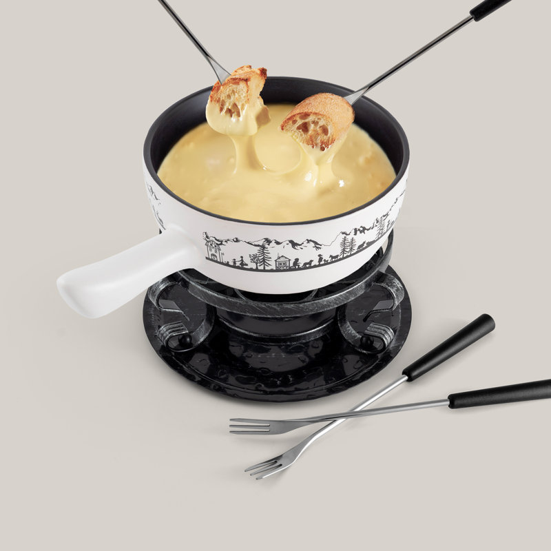 Swissmar Heidi 9 Piece Cheese Fondue Set