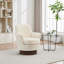 Fauteuil demi-tonneau pivotant en polyester