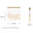 Hinkley Trigo Large Multi Light Linear By Lisa McDennon