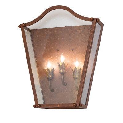 3 - Light Flush Mounted Sconce