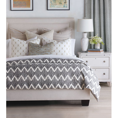 Orson Chevron Cotton 3 Piece Duvet Cover Set