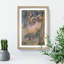 Two Ballet Ballerina Dancers in Pink and Orange by Edgar Degas - Framed Print-62792519-62792524