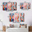 «Op Art Optique Illusions», 3 pièces sur toile-595153821-595153820