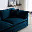 Fauteuil d'appoint rembourré en chenille moderne avec repose-pieds et fauteuil club Modern