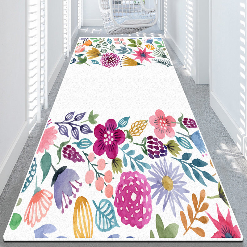 Premium Hall Carpet, 100% Polyester, 59 x 118 Inches | 10 mm Pile Height, Antibacterial, Non-Slip Base | Machine Washable, Easy Care | Ideal for Entryways & Living Spaces, Soft & Durable Design