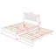 Lit plateforme double KeAndre