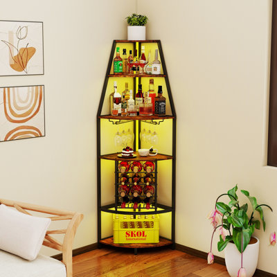 Bar 67 "H 67" avec rangement pour bouteilles de vin