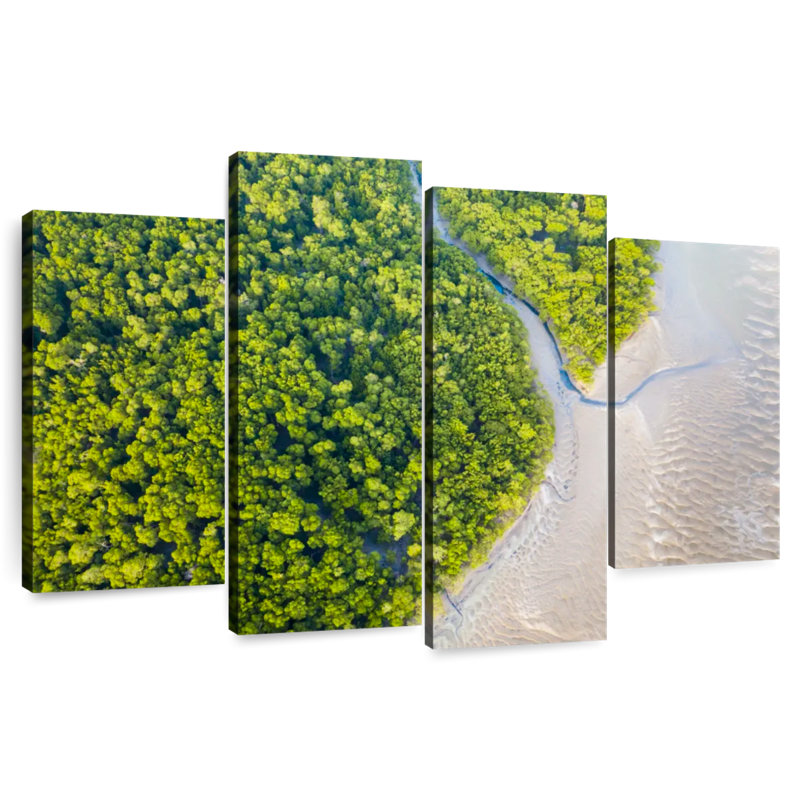 Alvord Dense Amazon Rainforest, 48" H x 75" W