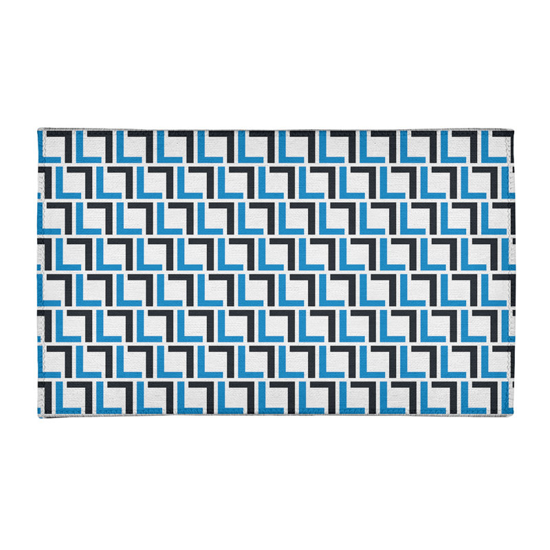 Geometric Indoor Rug, Rectangle 3' x 5'