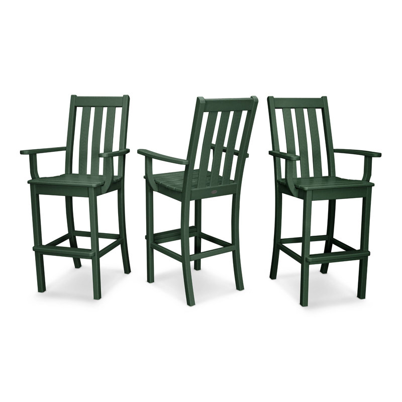 Chaise de bar POLYWOOD Vineyard, Vert