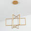 Vollmer 3-Light Dimmable LED Square/Rectangle Chandelier-552671485