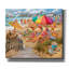 Toile épique «Seaside Summer Fun» par Bigelow illustrations, 30 po x 26 po