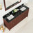 72" Marble Top Double Sink Bathroom Vanity with 5 Drawers & 2 Door Cabinets-1308218984-1308218985