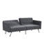 Canapé-lit Canapé-lit pliant convertible gris foncé
