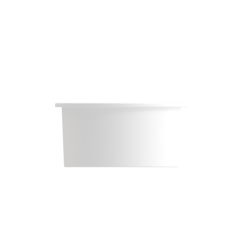 18.5'' L Kitchen Sink, Matte White