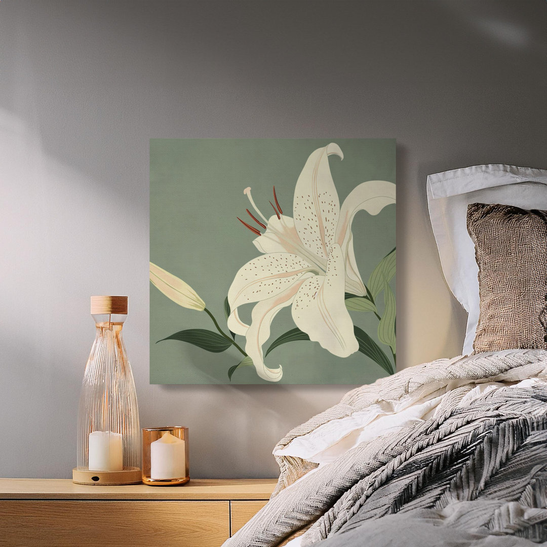 Elegant Floral Botanical Canvas Wall Art