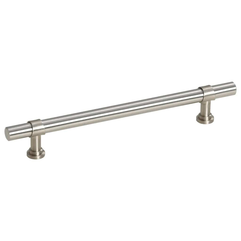 Metro Lane Cabinet Handles 10 Pcs Black 64 Mm Stainless Steel, 480 Mm, Silver