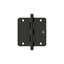 Deltana S35R426-BT 3-1/2" x 3-1/2" x 1/4" Radius Hinge, w/ Ball Tips in Polished Chrome Pair-624430361