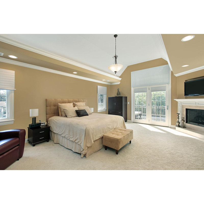 7/16 in x 1-1/8 in x 96 in Plain Recycled Polystyrene Panel Moulding Pro Pack 160 LF