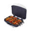 Courant 4-Servings Contact Grill, Powerful 1200W, Non-stick plates, Floating hinge with Slide-out drip tray -White