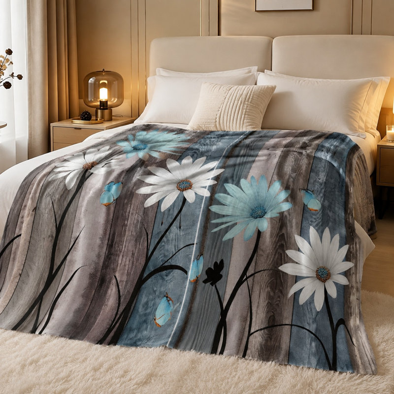 Jeté douillet en flanelle Cozy, L 40 po x l 30 po