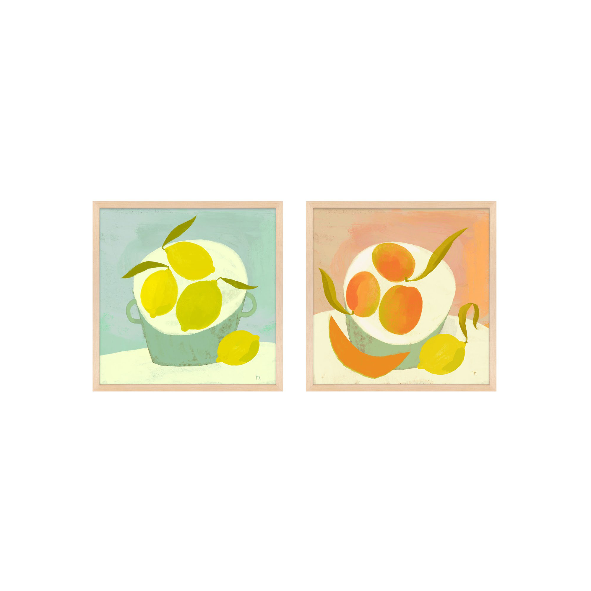 Summer Bounty by StudioM, Maple, 30" H x 30" W x 1.25" D