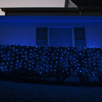 150-Bulb Mini Net Lights with Glass Bulbs