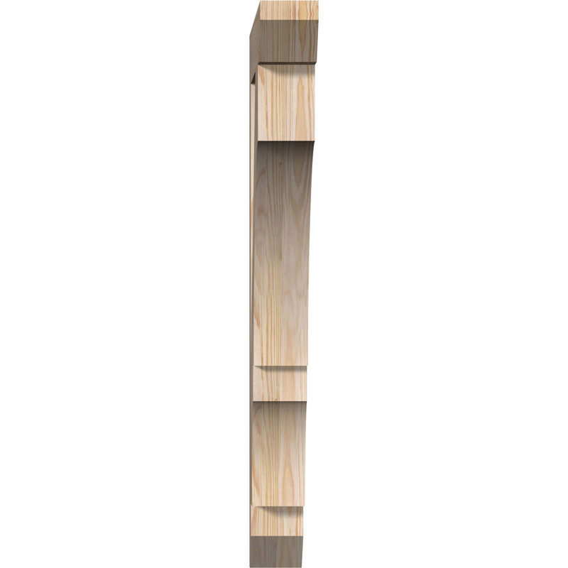 Support latté 3 1/2 po x P 24 po x H 36 po, sapin Douglas, Sapin de Douglas, Lisse, H 36 po x l 3,5 po x P 24 po