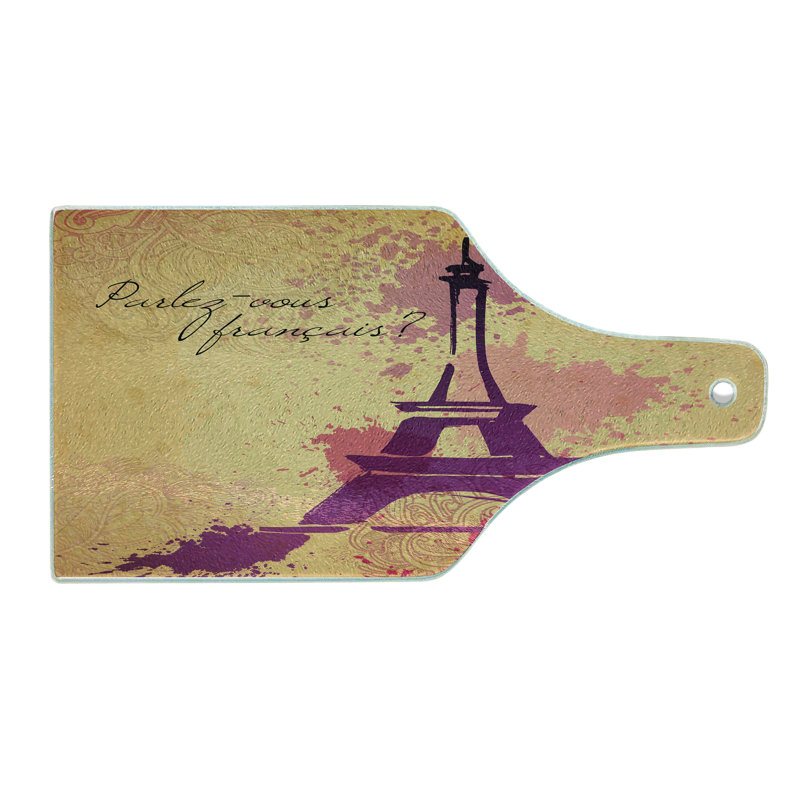 Planche à découper en verre trempé Ambesonne