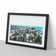 View of Reykjavik in Iceland in Abstract - Picture Frame Graphic Art Print