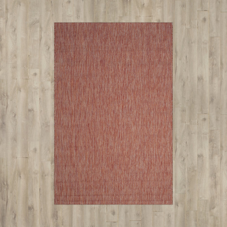Mccullough Solid Colour Hand Woven Indoor / Outdoor Area Rug