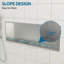 Niche de douche en acier inoxydable 37 po x 13 po, nickel brossé-1598554032-1598554025